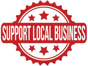 Home page 2 Support Local Business Graphic