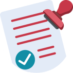 Document stamp icon